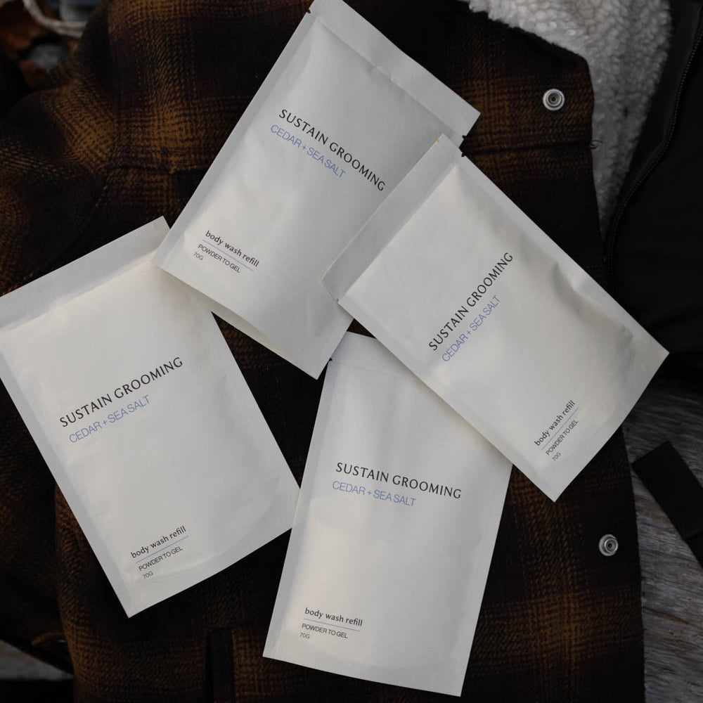 365 Day Supply: 4 Body Wash Servings with Reusable Bottle